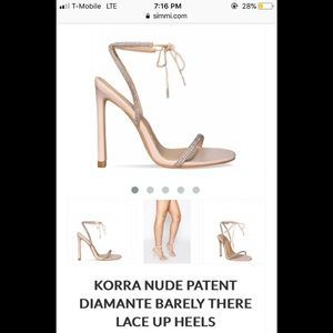Nude Simmi heels in the style Korra